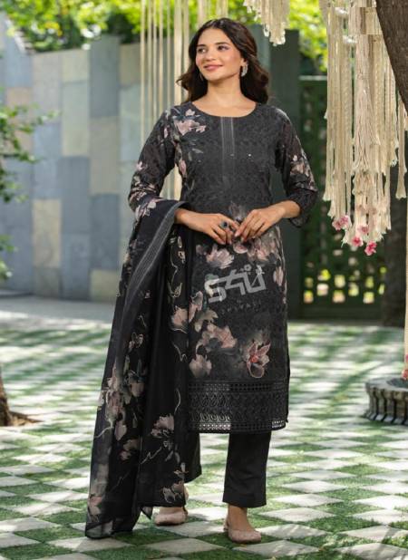 Schiffli By S4u SF-01 To 05 Readymade Cotton Salwar Suits Catalog