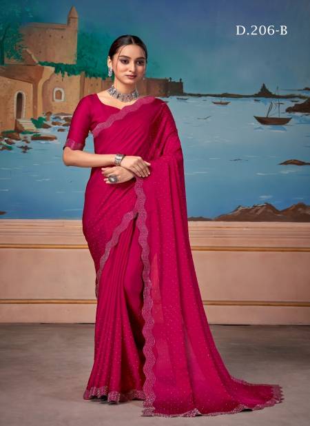 SD 206 A To G By Suma Designer Satin Chiffon Occasion Wear Saree Wholesale Market In Surat Catalog