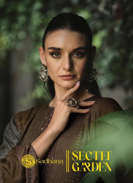Secret Garden By Sadhana Viscos Pashmina Printed Dress Material Suppliers In India