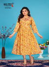 Seema By Deecee Long Ghera Silk Digital Printed Kurtis Wholesale Clothing Suppliers In India