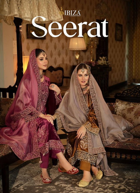 Seerat By Ibiza Viscose Velvet Designer Salwar Suits Wholesale Shop In Surat
