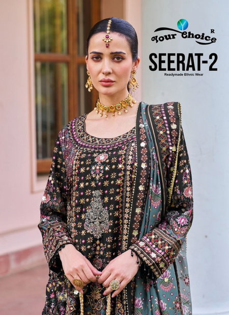 Seerat By Your Choice Designer Chinon Readymade Suits Wholesale Online