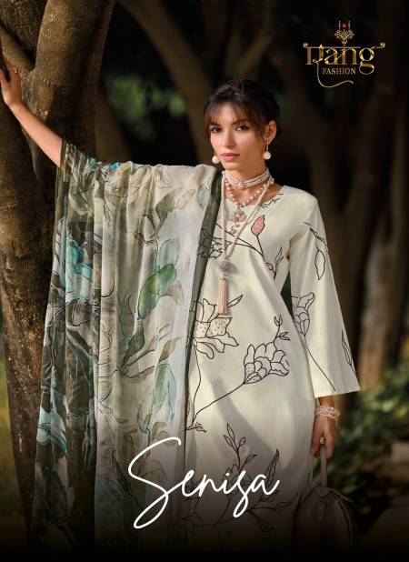 Senisa By Rang Heavy Digital Printed Lawn Cotton Dress Material Wholesale Clothing Suppliers In india Catalog