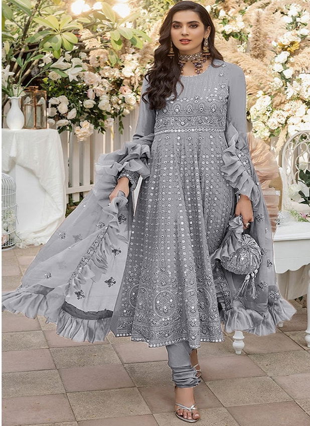 Serene Ethena S 29 Fancy Festive Wear Heavy Work Georgette Pakistani Salwar Kameez Collection