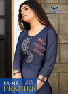Seriema Kumb Premier Latest Fancy Designer Cotton Denim Long Heavy Kurtis Collection
