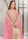 Sersha Vol 6 By Zaha 10288 A To D Georgette Pakistani Suits Wholesalers in Delhi
