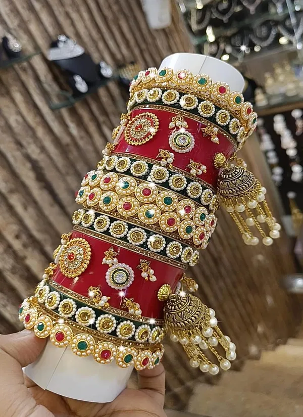 Set 2 Beautiful Designer Bridal Wear Chooda Wholesale Shop In Surat
