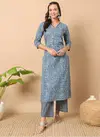 SET0131 Size Set V Neck Printed Cotton Kurti With Bottom Wholesale Shop In Surat