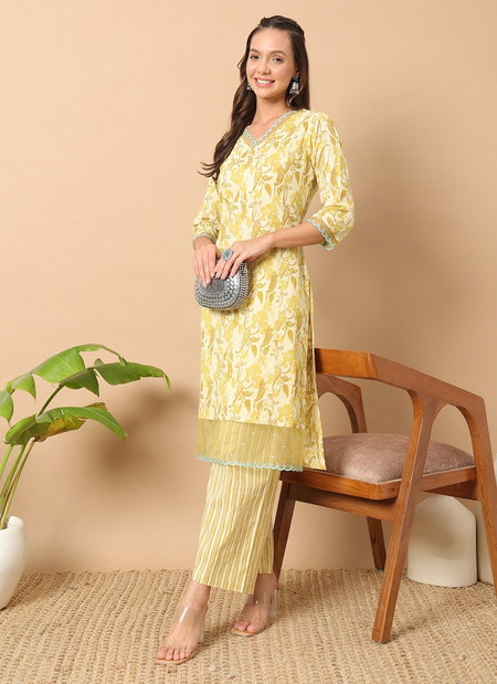 SET0137 Fiorra Cotton Printed Kurti With Bottom Wholesale Price In Surat