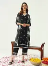 Black SET0153 Fiorra Raksha Bandhan Special Kurti With Bottom Dupatta Wholesale Price In Surat