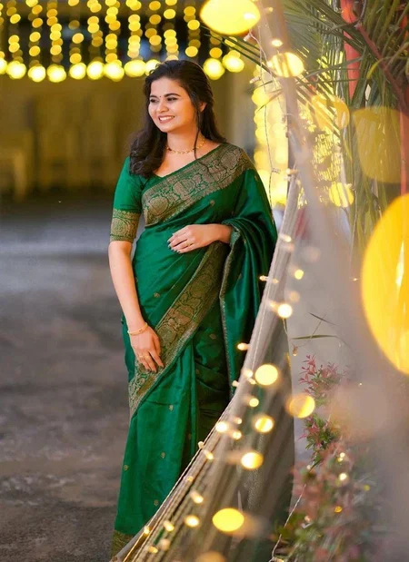 SF 648 Lichi Silk Designer Party Wear Sarees Wholesale Clothing Suppliers In India