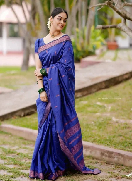 SF 688 Organic Banarasi Designer Lichi Silk Sarees Wholesale Shop In Surat