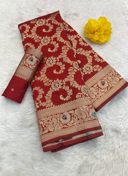 SF 869 Banarasi Silk Wedding Wear Wholesale Saree Suppliers In India