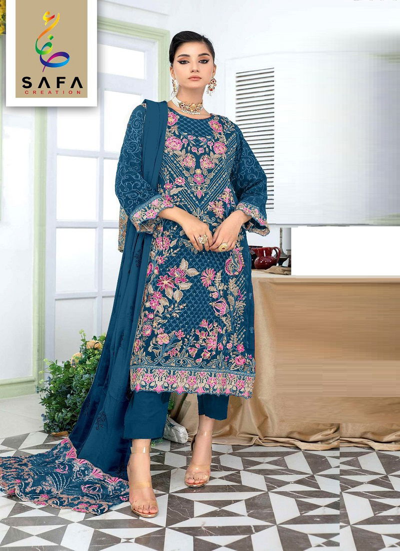 SF PK 901 By Safa Georgette Pakistani Suits Wholesale Shop In Surat Catalog