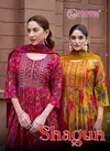 Shagun By Poonam Anarkali Reyon Wholesale Kurti Bottom With Dupatta In India
