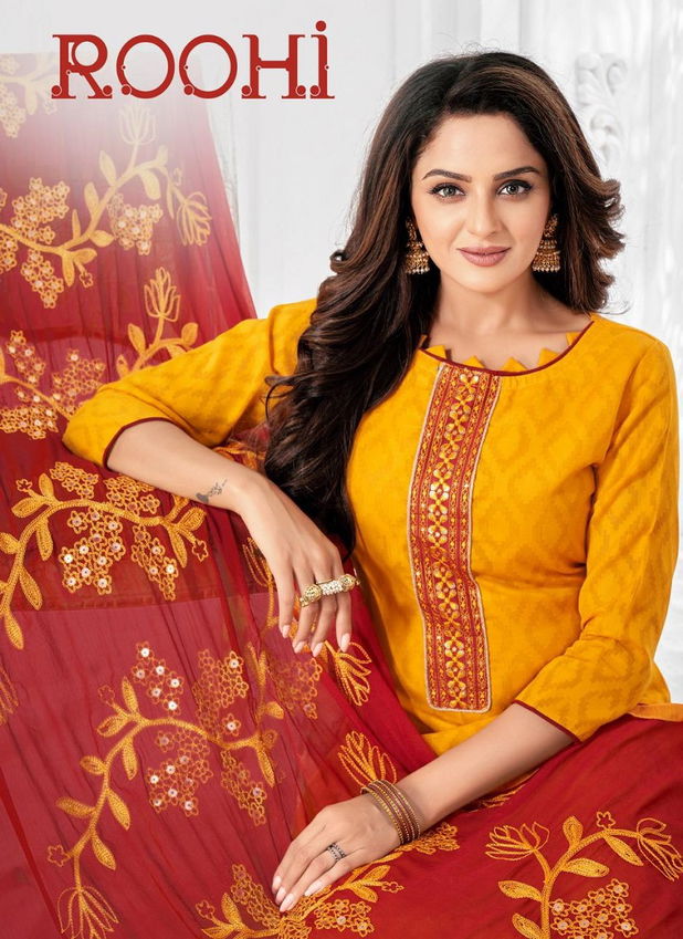 SHAGUN ROOHI Latest Fancy Designer Festive Wear Heavy Lakda jacquard Salwar Suit Collection