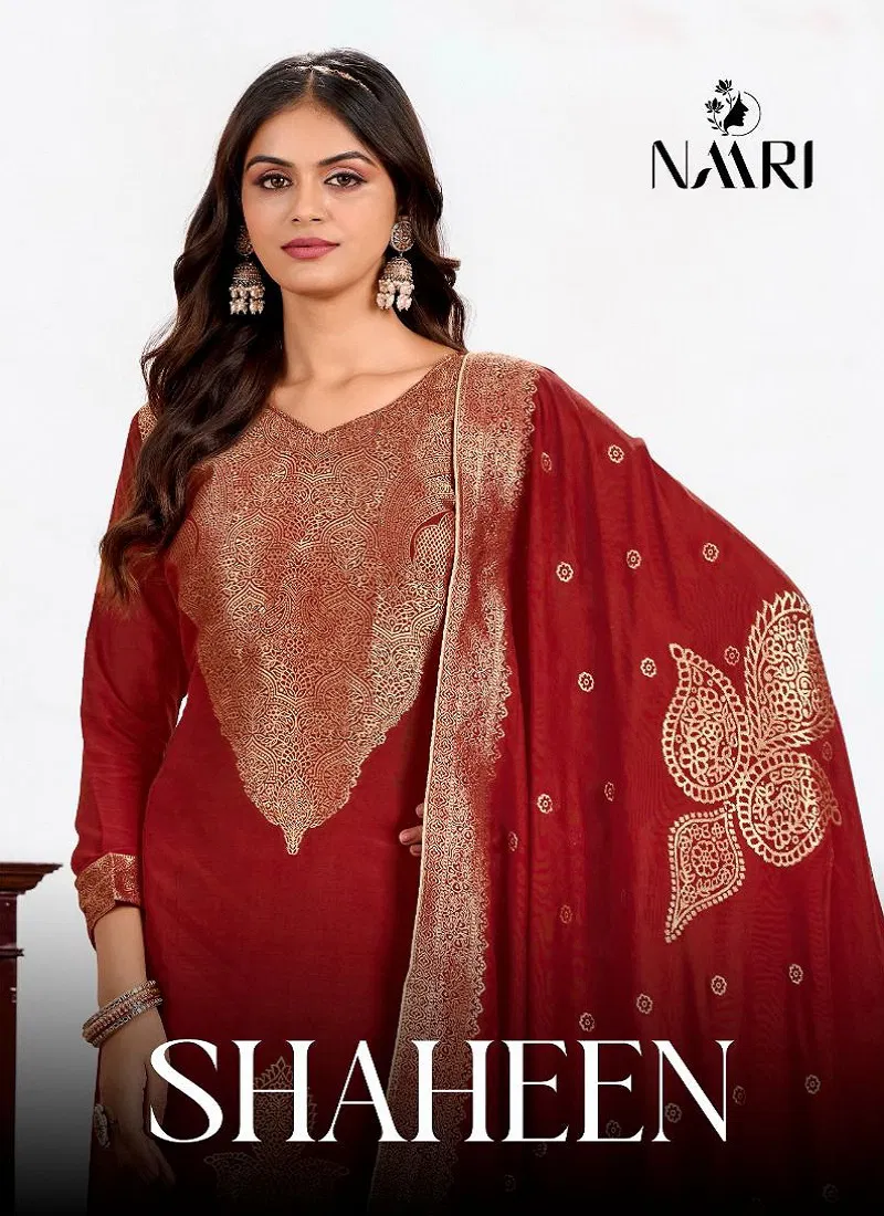 Shaheen By Naari Muslin Viscose Salwar Kameez Wholesalers In Delhi Catalog