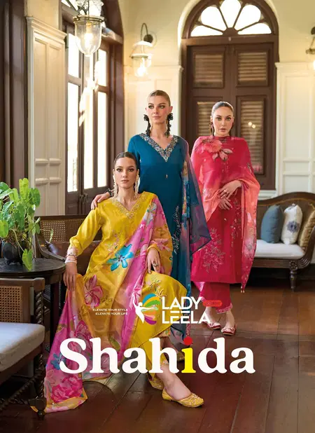 Shahida By Lady Leela Viscose Silk Readymade Suits Wholesale Shop In Surat Catalog