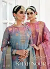 Shahinoor By Belliza Organza Printed Dress Material Catalog