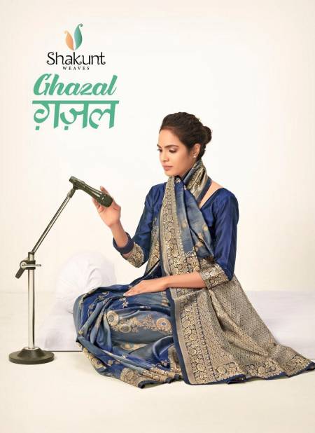 SHAKUNT GHAZAL  Latest Exclusive Designer Festive Wear Soft Silk Sarees Collection Catalog