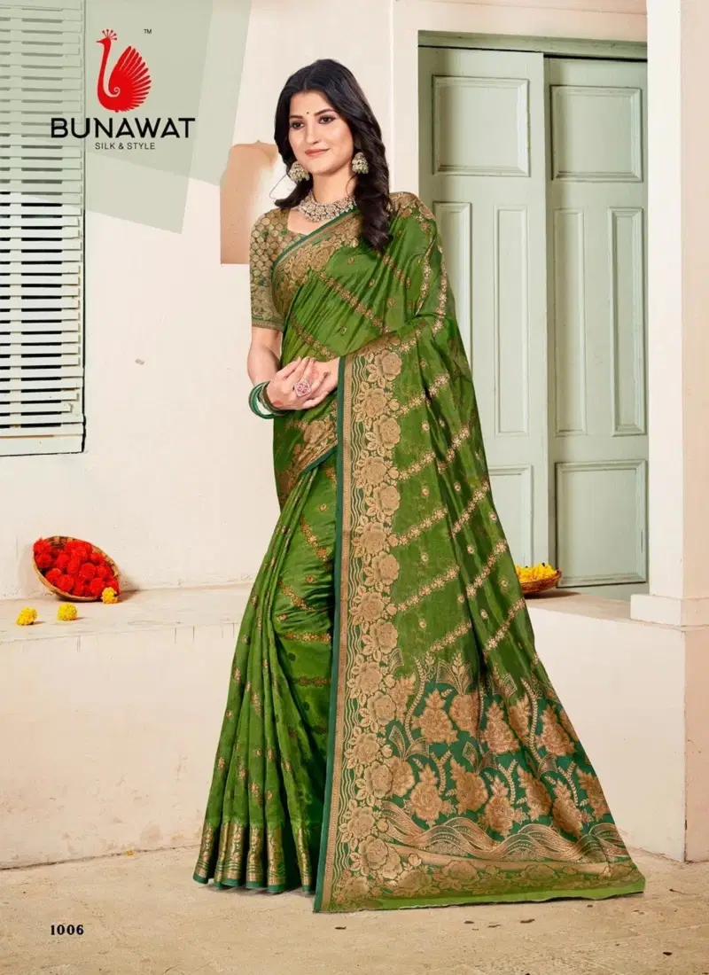 Shakuntala Vol 3 By Bunawat Silk Wedding Wear Saree Orders In India Catalog