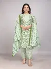 Shamal Daily Wear Cotton Foil Printed Kurti With Bottom Dupatta Wholesale Price In Surat