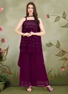 Shamal Georgette Designer Occasion Wear Wholesale Sharara Suit Suppliers In Mumbai