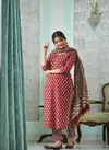 Shamal Printed Cotton Blend Kurti With Bottom Dupatta Suppliers In India