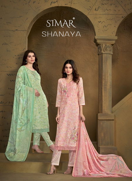 Shanaya By Simar Lawn Cotton Printed Dress Material Wholesale Shop In Surat Catalog