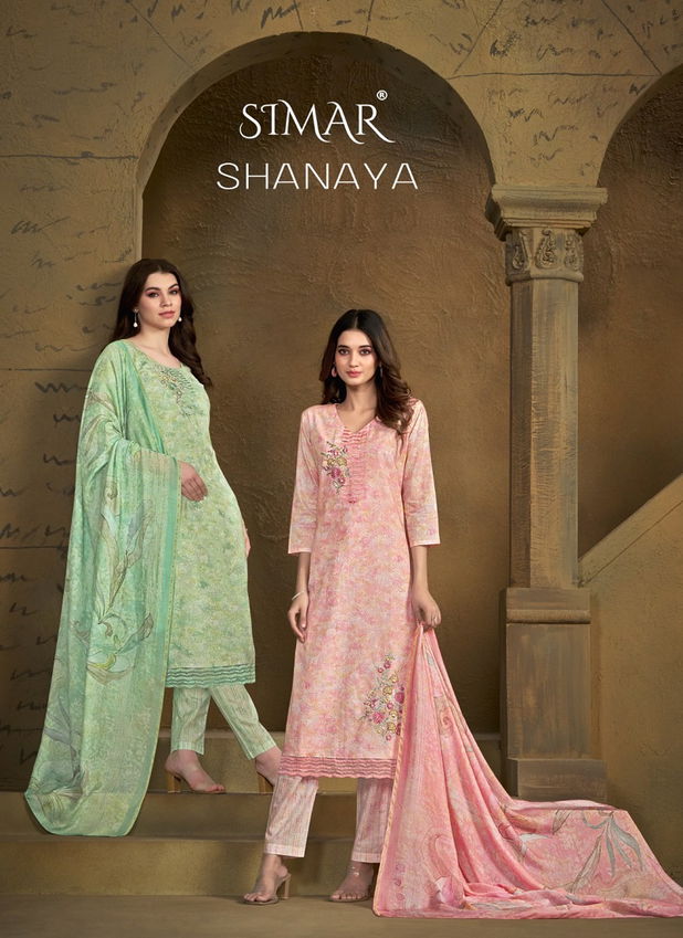 Shanaya By Simar Lawn Cotton Printed Dress Material Wholesale Shop In Surat