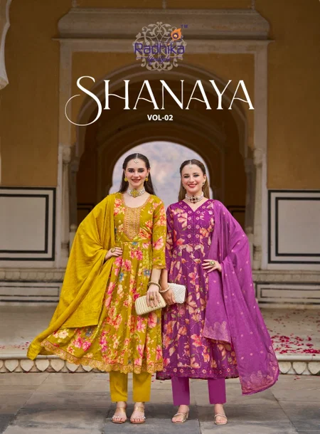 Shanaya Vol 2 By Radhika Milano Bulk Kurti With Bottom Dupatta Orders In India