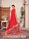 Shangrila Handicraft Silk Rich Kashmiri Fancy Festive Wear Weaving Silk Sarees Collection
