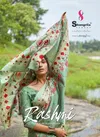 Shangrila Rashmi Latest Designer Digital printed Party Wear And Regular Wear Georgette Saree Collection 