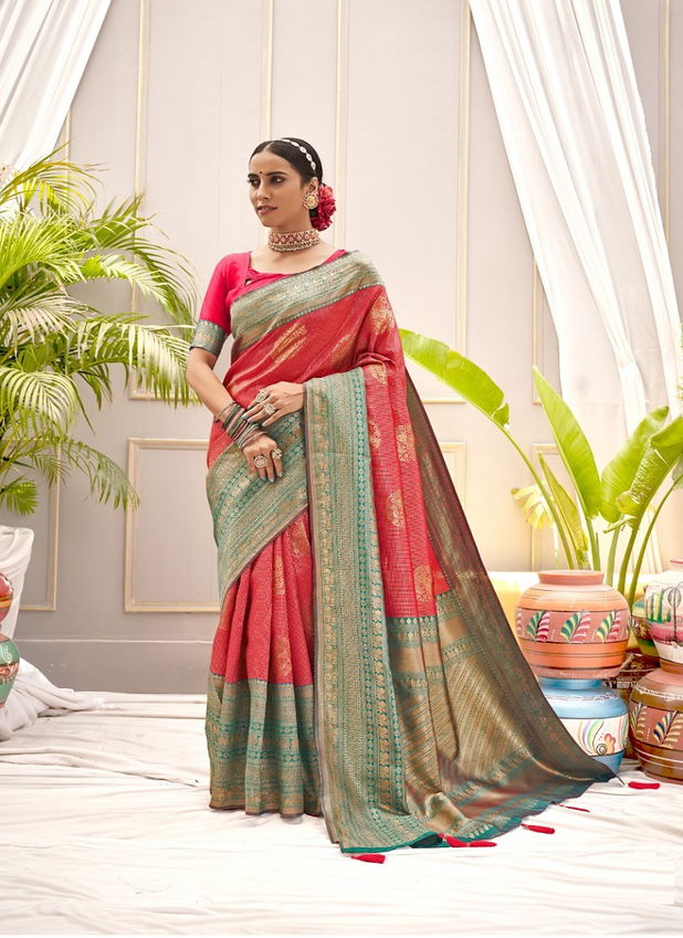 Shangrila Varlakshmi Silk 6 Latest Fancy Wedding Wear Organza Saree Collection