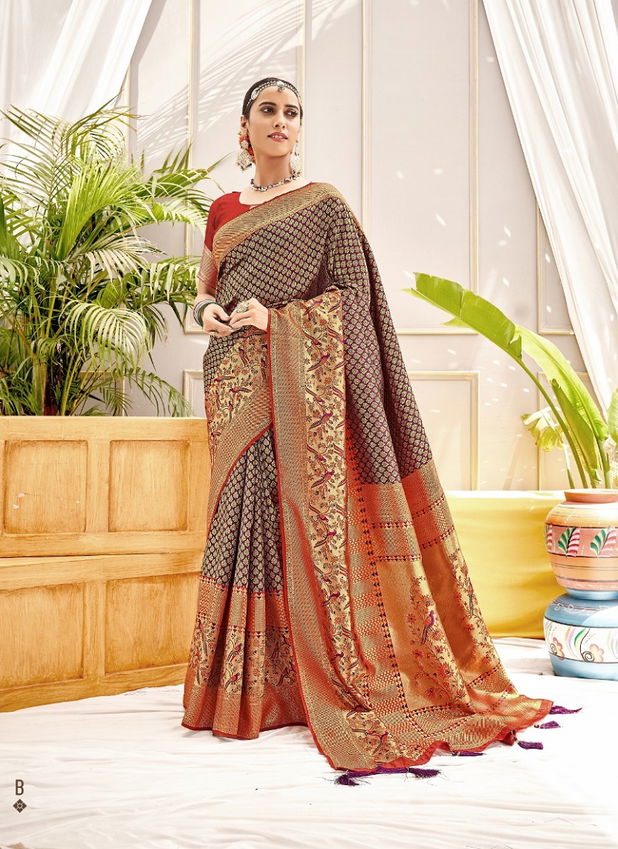 Shangrila Varlakshmi Silk 7 Ocassion New Exclusive Wear Organza Designer Saree Collection