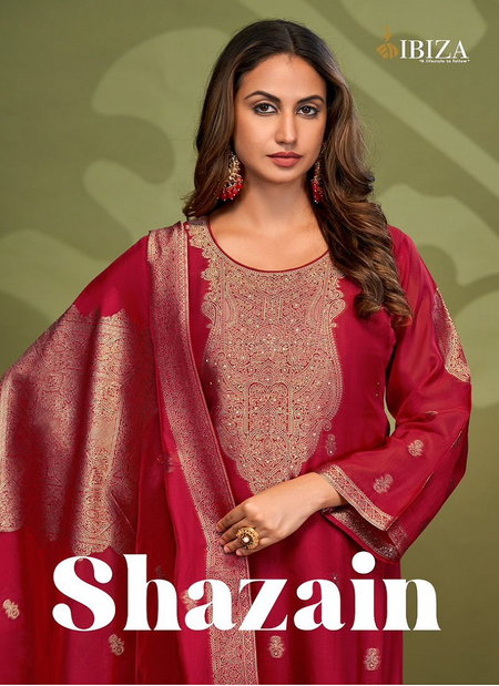 Shazain By Ibiza Handwork Banglory Silk Salwar Kameez Wholesale Market In Surat