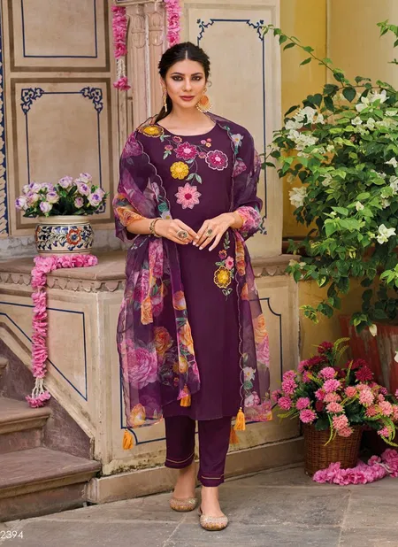 Shehnaaz By Kailee Viscose Silk Readymade Suits Catalog Catalog