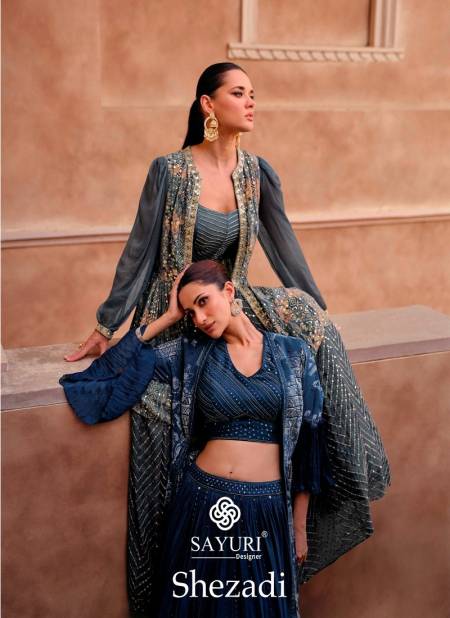Indo-Western Blouse Designs To Pair With Heavy Lehengas To Slay Your Look |  Western blouse designs, Wedding lehenga designs, Velvet blouse design