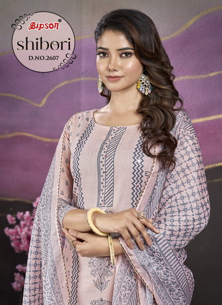 Shibori 2607 By Bipson Printed Cotton Non Catalog Dress Material Wholesalers In Delhi
