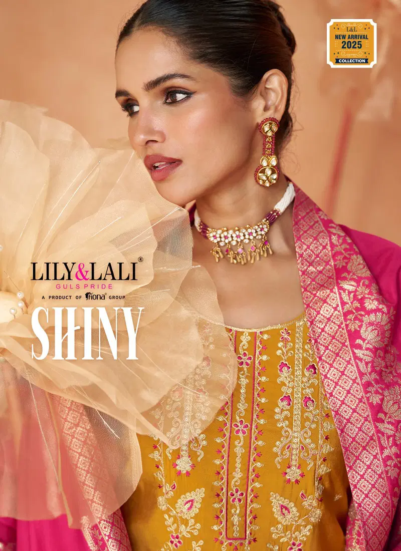 Shiny By Lily And Lali  Viscose Top Bottom With Dupatta Wholesale In India Catalog