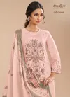Shireen By Omtex Linen Printed Embroidery Dress Material Wholesalers In Delhi