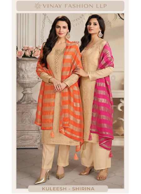Shirina By Vinay Kuleesh Viscose Shimmer Designer Salwar Suits Orders In India