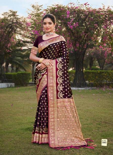 Shiv Kamini By Bunawat Satin Silk Designer Wedding Sarees Wholesale Shop In Surat
 Catalog