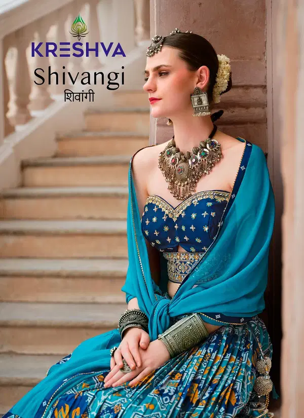 Shivangi By Kreshva Silk Wedding Wear Lehenga Choli Wholesale In India