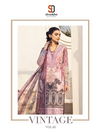 Shraddha Vintage 5 Latest Fancy Designer Casual Wear Printed Karachi Cotton Embroidery Work Dress Materials Collection
