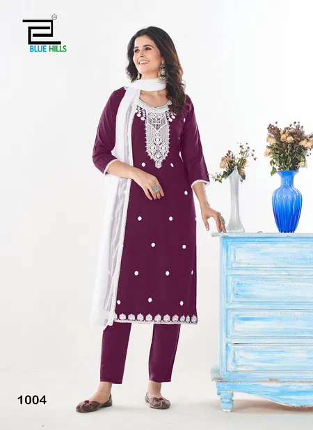 Shradha By Blue Hills Rayon Designer Kurti With Bottom Dupatta Wholesale Price In Surat
 Catalog