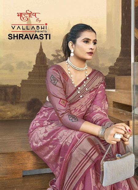Shravasti By Vallabhi Brasso Designer Sarees Wholesale Shop In Surat