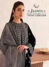Shree Fab Jazmin Heavy Velvet Printed Dress Material Catalog