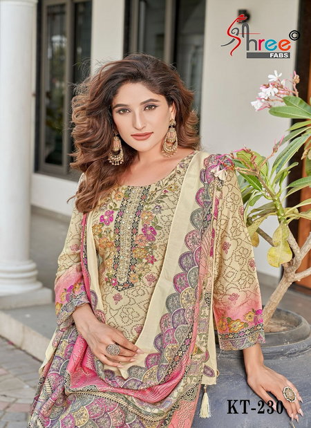 Shree Kt 230 Viscose Maslin Printed Salwar Suits Wholesale Market In Surat