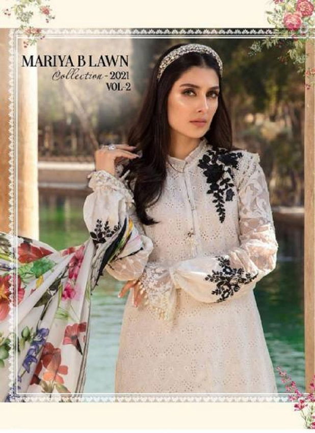 Shree Mariya B Lawn Latest Heavy Designer Shifely Embroidery Work Pakistani Salwar Suit Collection 